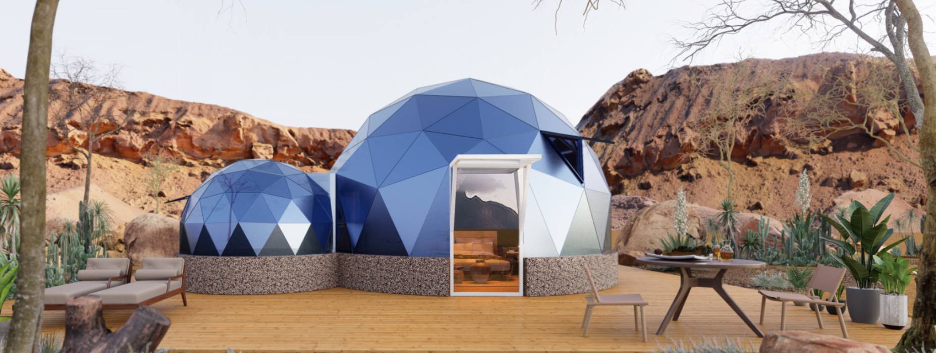 镇雄县球形智能光伏玻璃星空房